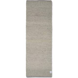 Classic Collection Merino Tæppe 80x250 Cm - Ensfarvede tæpper Uld Fra New Zeeland Concrete - MR250CO