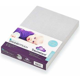 Träumeland Tencel fitted sheet 60x120/ 70x140 cm - Hellgrau