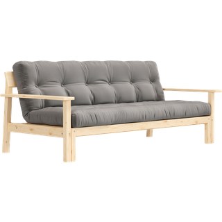 Unwind Sovesofa Fra Karup Design i Massiv FSC Fyrretræ | Japandi - 746 Grey