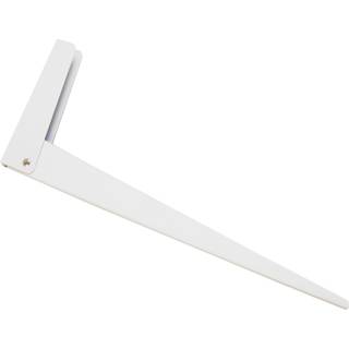 Foldbar bordbæring i hvid 400x160 mm