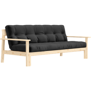 Unwind Sovesofa Fra Karup Design i Massiv FSC Fyrretræ | Japandi - 734 Dark Grey