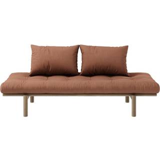 Pace Daybed Fra Karup Design i Massiv FSC Fyrretræ | Japandi - Carob Brown - 759 Clay Brown