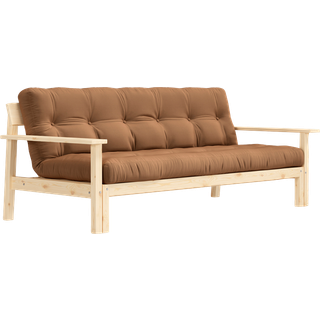 Unwind Sovesofa Fra Karup Design i Massiv FSC Fyrretræ | Japandi - 755 Mocca