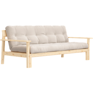 Unwind Sovesofa Fra Karup Design i Massiv FSC Fyrretræ | Japandi - 510 Ivory