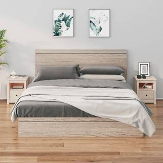 sengeborde 2 stk. 40x35x49 cm massivt fyrretræ