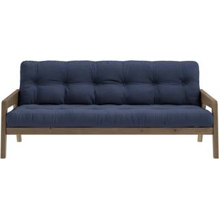 Grab Sovesofa Fra Karup Design i Massiv FSC Fyrretræ | Japandi - Carob Brown - 737 Navy