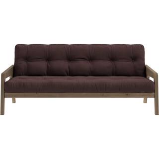 Grab Sovesofa Fra Karup Design i Massiv FSC Fyrretræ | Japandi - Carob Brown - 715 Brown
