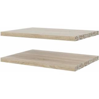 Base reol 2 løse hylder 37x26,5, eg dekor.