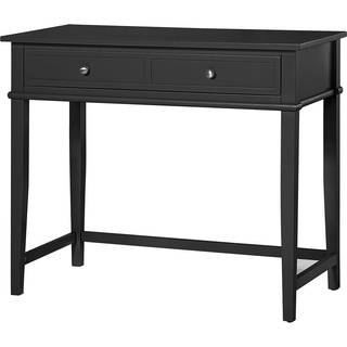 Skrivebord med 1 skuffe i MDF sort