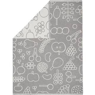 Iittala Oiva Toikka Collection Plaid 130x180 Cm Frutta - Plaider & Tæpper Uld Grå - 1064650