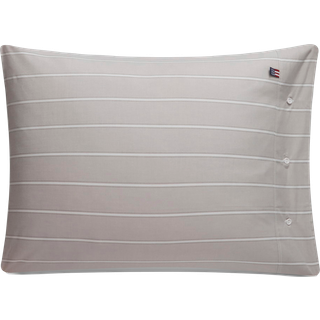 Lexington Gray/White Striped Lyocell/Cotton Pudebetræk 65x65 cm