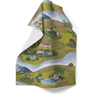 Arvidssons Textil Fjällvandring viskestykke 65x85 cm Grøn