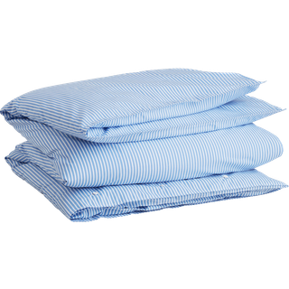 GANT Home Shirt Stripe Dynebetræk Waterfall Blue 220x220 cm