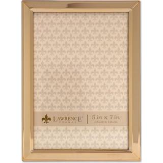 Lawrence Frames 750357 5x7 Gold Metal Classic Bevel Picture Frame