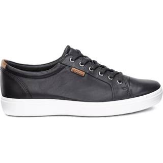 ECCO Soft 7 M - Sneakers i læder til herrer - Sort - Size: 40 (UK 6.5-7)