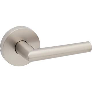 Kwikset Milan Interior Passage Door Handle Lever til skab og gangd?re reversibelt ikke-l?sningsh?ndtag p? Satin Nickel