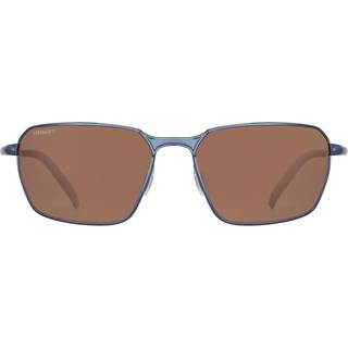 Serengeti Shelton Polarized SS547002 64 Solbriller Mænd Blue - Shiny Navy Blue - 64mm