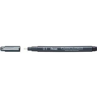 12 x Pentel S20P fineliner 0,1mm sort