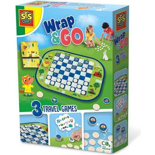 SES Creative Wrap and Go Travel Games 3-in-1