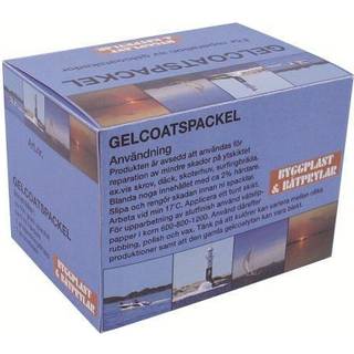 Gelcoatspartel FiberFix, hvid bavaria efter 2003 (RAL 9016 / J8514 / N1015) traffic white, 100 gram + 10 gram hærder + blandingskop + omrører