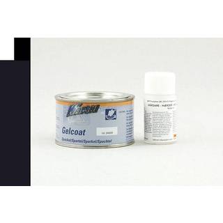 Gelcoatspartel FiberFix, blåsort (N3950), 100 gram + 10 gram hærder + blandingskop + omrører
