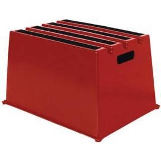 Twin sikkerhedstrin 30 cm høj rød