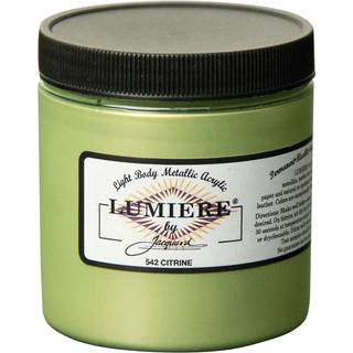 Jacquard Lumiere stofmaling citrin