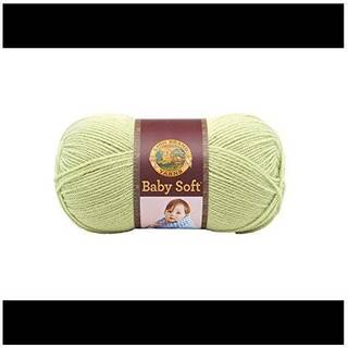 Lion Brand Yarn (1 Skein) Babysoft Baby Yarn Yarn Sweet Pea