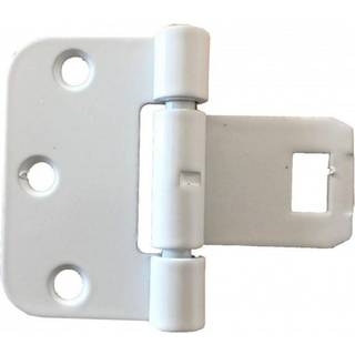 Swedoor Hængsel Karmdel Hvide (Snap-in) ✓ På lager - klar til levering og afhentning