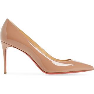 Christian Louboutin Kate 85 patent leather pumps - beige - EU 35