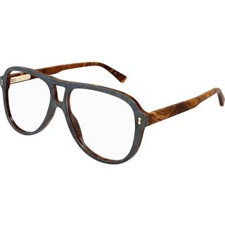 Gucci GG1044O 003 57 Briller Mænd Blue - Shiny Transparent Turquoise Blue - 57mm