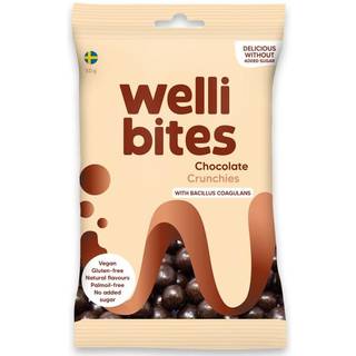 Wellibites Chocolate Crunchies, 50 g