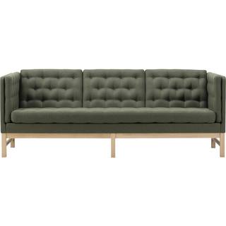 Fredericia Furniture EJ315-3 Sofa Luce Sæbe Eg/Grøn (Luce 022)
