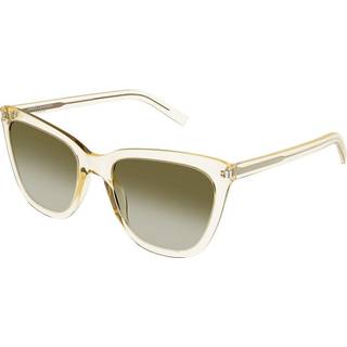 Saint Laurent SL 548 SLIM 006 55 Solbriller Kvinder Gul - Transparent Yellow - 55mm