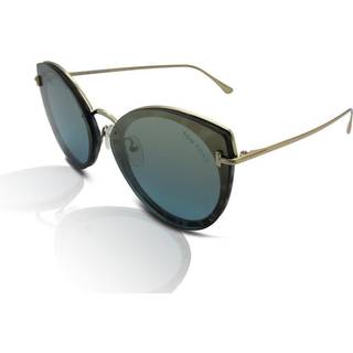 Tom Ford FT0683 JESS 55X 63 Solbriller Kvinder Tortoiseshell - Gold - 63mm
