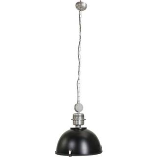 Bikkel hængelampe, Ø 42 cm, sort, metal, glas, E27