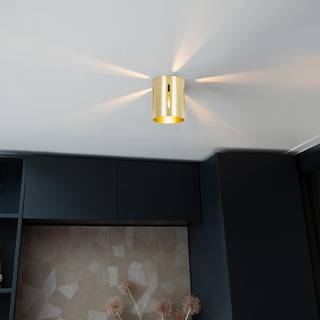 Design loftslampe guld - Yana