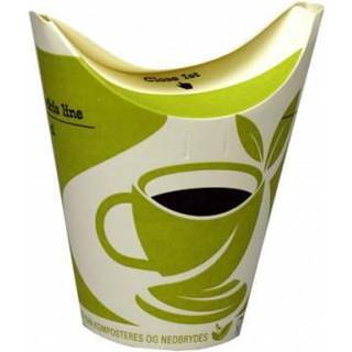 Kaffebæger Butterfly 30 cl 20 x 40 stk Integreret låg Pap/PBS Bionedbrydelig