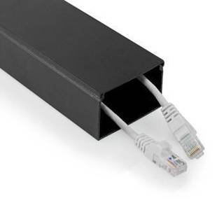 Nedis Kabelkanal med tape - 60 x 40 mm - 1.1 m - Sort