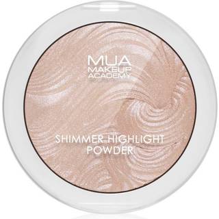 MUA Makeup Academy Shimmer Professionel highlight presset pudder Skygge Pink Shimmer 8 g - 8 g