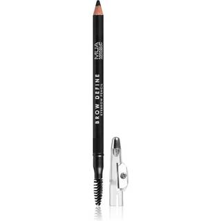 MUA Makeup Academy Brow Define Langtidsholdbar øjenbrynsblyant med børste Skygge Black 1.2 g - 1,2 g