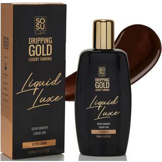 Dripping Gold Luxury Tanning Liquid Luxe Selvbrunervand til krop Ultra Dark 150 ml - 150 ml