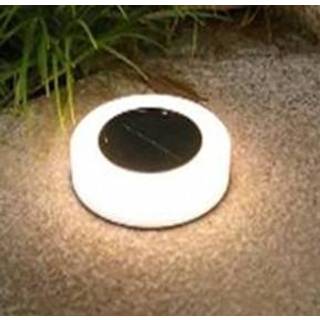 CONZEPT Solarlampe til jord/pool 8 led - sort