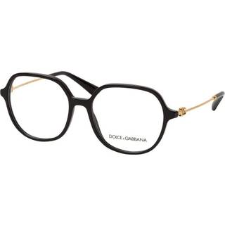 Dolce & Gabbana Kvinde DG3364 501 Optiske stel Acetat Sort Transparent Sommerfugl Normal