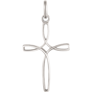 Støvring Design Kors Rhodineret Sølv Vedhæng 14237954