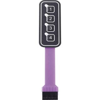 APEM AC3559ILL Illuminated Membrane Keypad Matrix 1 x 4