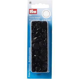 Color Snaps Druckknöpfe schwarz 12,4mm 30 Stück - Schwarz