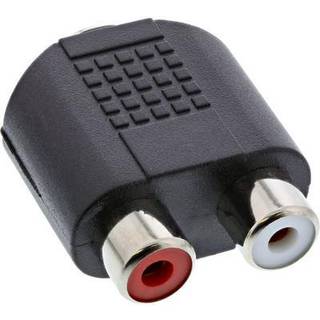 3.5 mm. MiniJack adapter (1 x 3.5 mm hun - 2 x RCA hun)