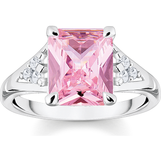 Thomas Sabo TR2362-051-9 Damenring Pinkfarbener Stein