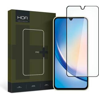 Samsung Galaxy A34 (5G) Hofi Pro+ Hærdet Glas Skærmbeskyttelse - Case Friendly - Sort Kant